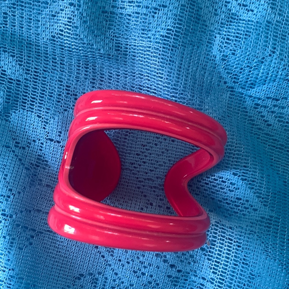 Gorgeous acrylic cuff bracelet